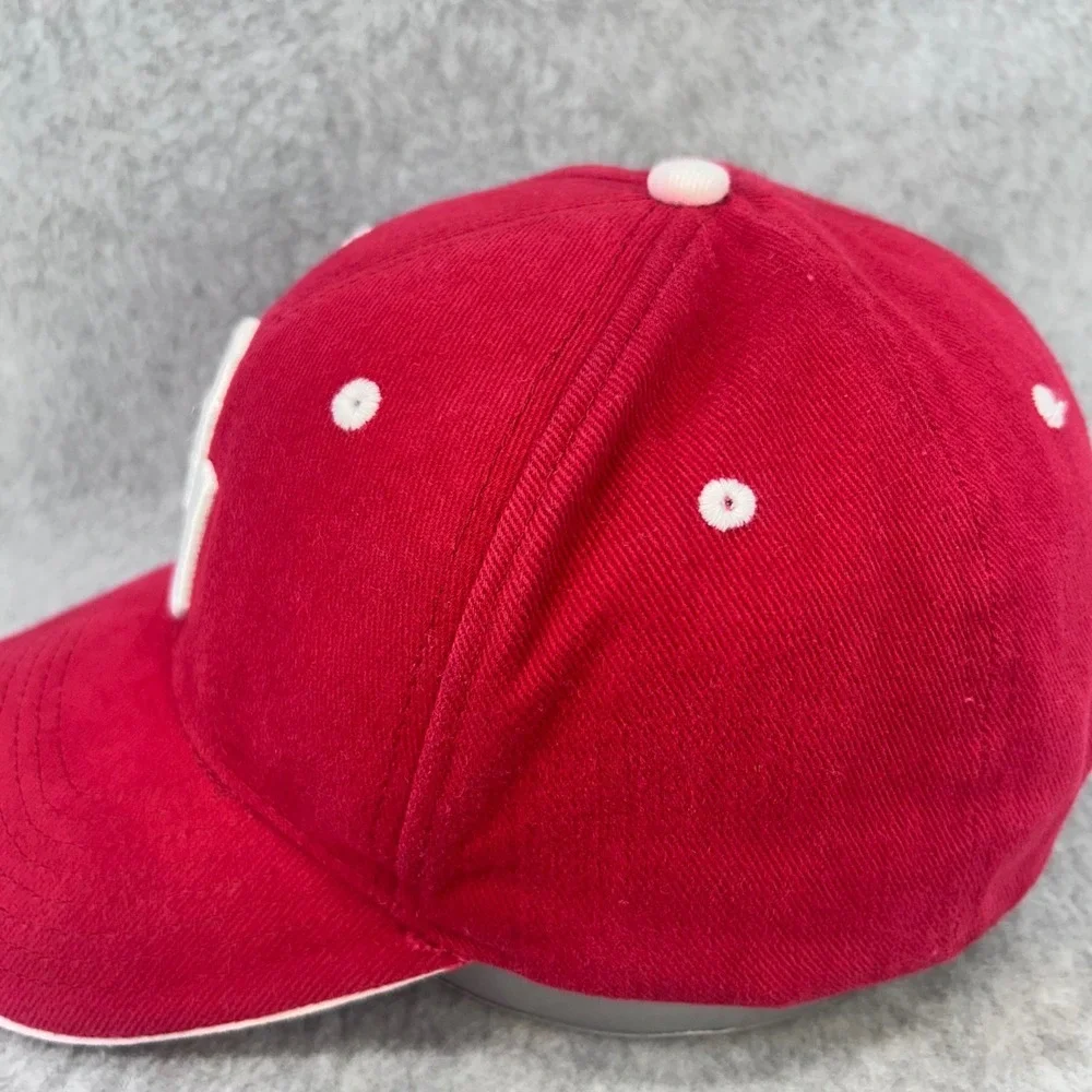 OU Logo Mens Red Signatures Hat Oklahoma Sooners Adjustable OSFM